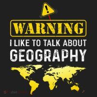 I Like To Talk About Geography Golf Towel thumb 3