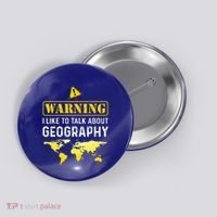 I Like To Talk About Geography Button thumb 0