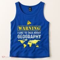 I Like To Talk About Geography Tank Top thumb 2