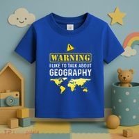 I Like To Talk About Geography Toddler T-Shirt thumb 3