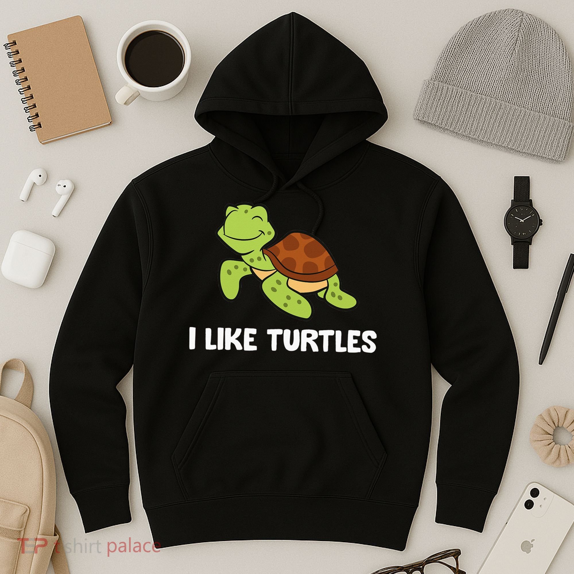 I Like Turtles Reptile Funny Sea Turtle Hoodie