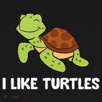 I Like Turtles Reptile Funny Sea Turtle Women's Hoodie thumb 2