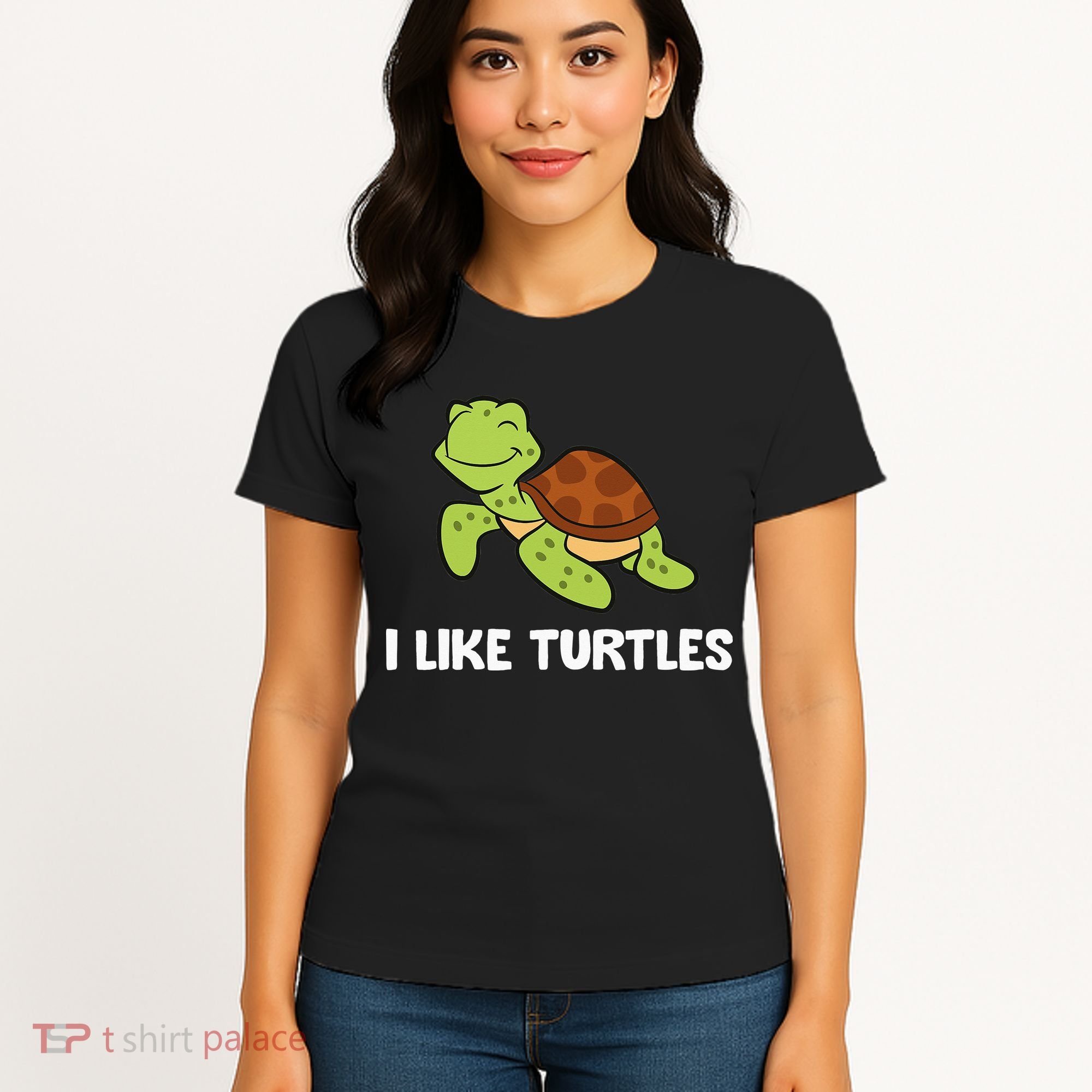 I Like Turtles Reptile Funny Sea Turtle Women's T-Shirt