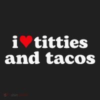I Love Titties And Tacos Funny Hat thumb 2