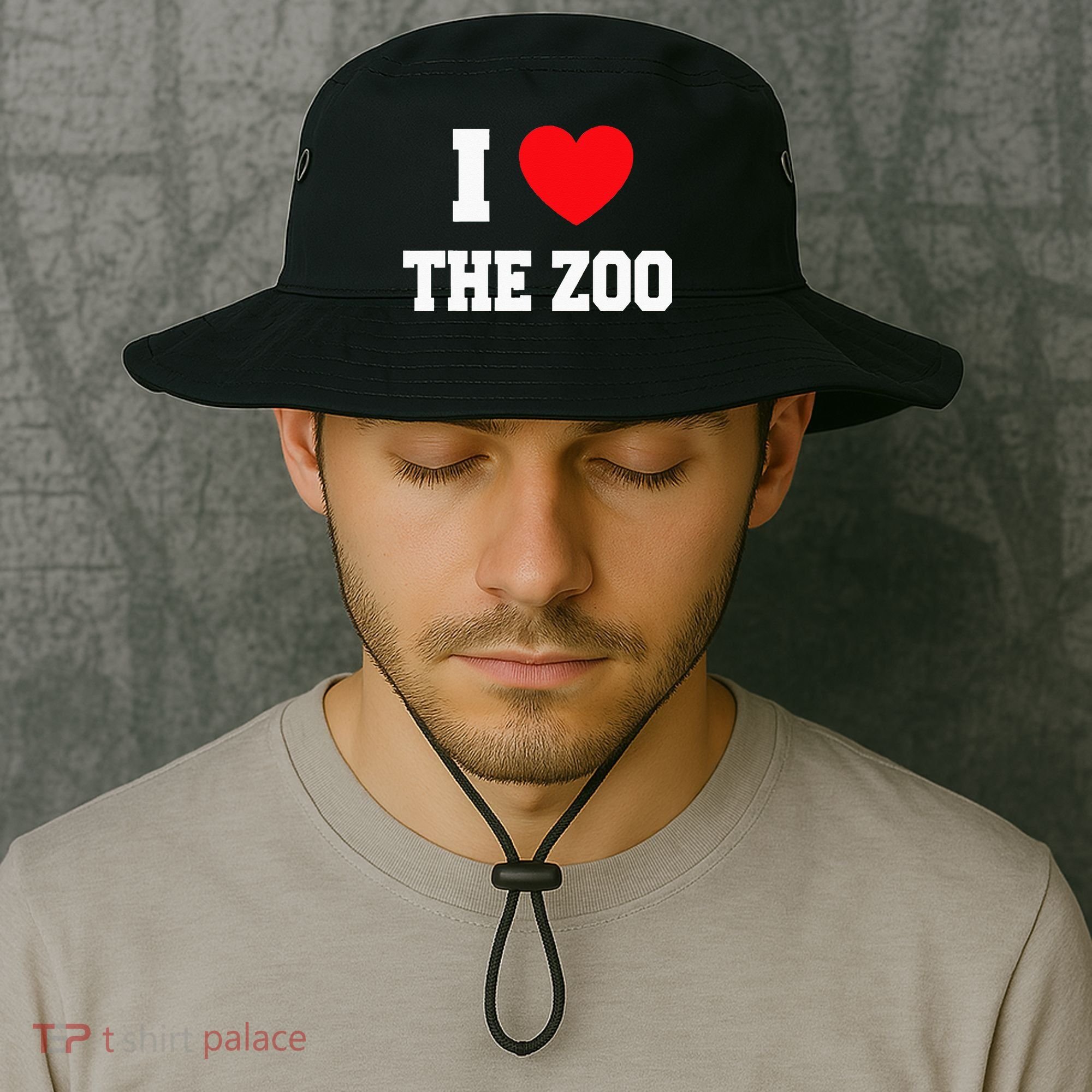 I Love The Zoo Bucket Hat