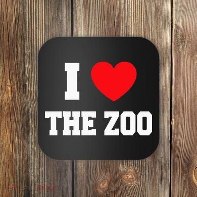 I Love The Zoo Coaster