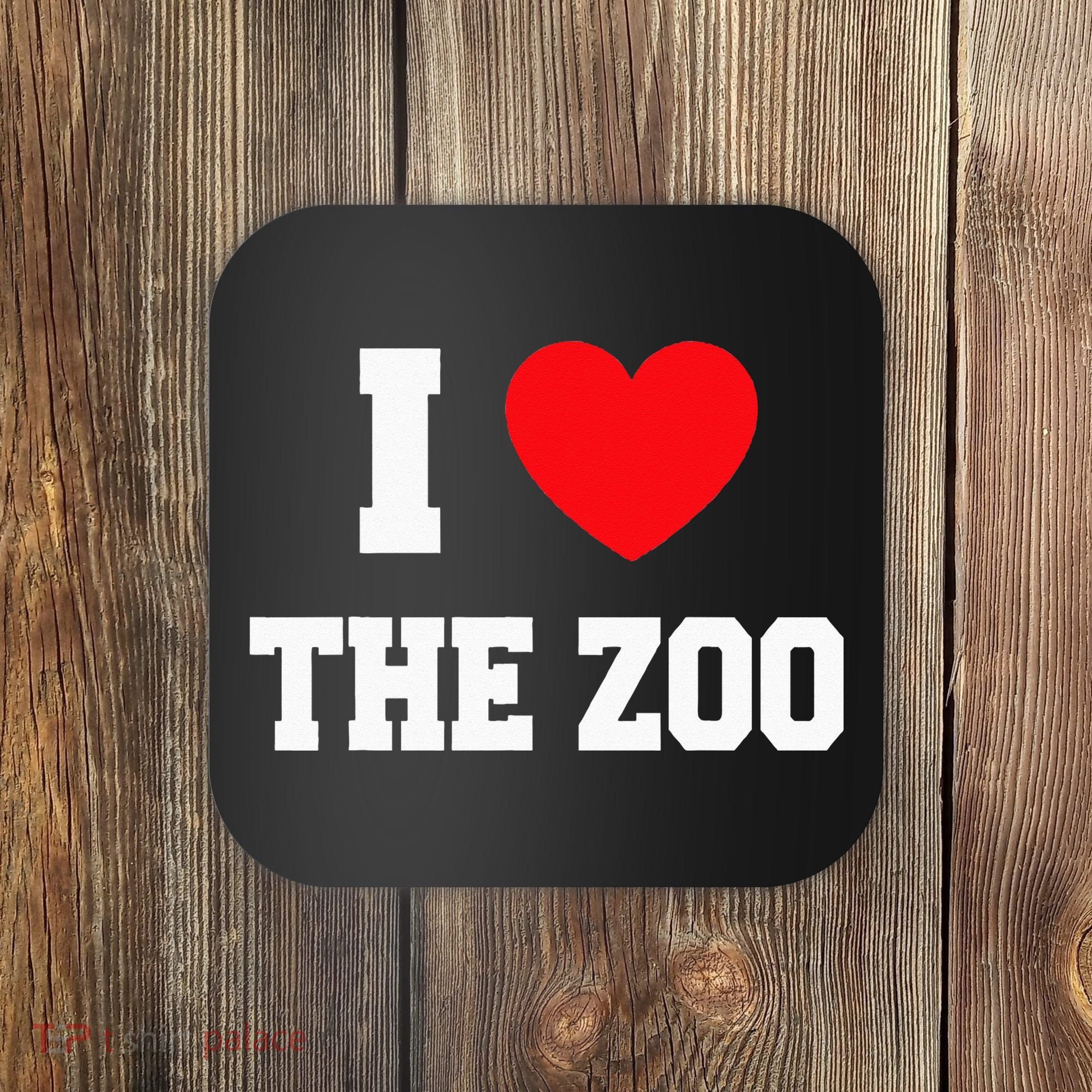 I Love The Zoo Coaster