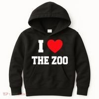 I Love The Zoo Kids Hoodie thumb 0