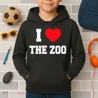 I Love The Zoo Kids Hoodie thumb 2