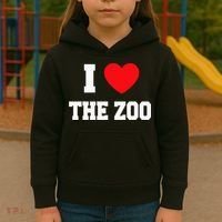 I Love The Zoo Kids Hoodie thumb 3