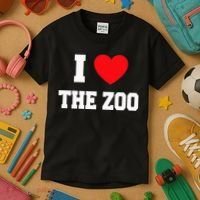 I Love The Zoo Kids T-Shirt thumb 3