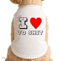 I Love To Shit Doggie Tank thumb 0