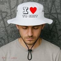 I Love To Shit Bucket Hat thumb 2