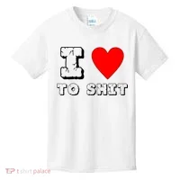 I Love To Shit Kids T-Shirt thumb 0