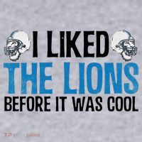 I Liked The Lions Before It Was Cool Women's Racerback Cropped Tank thumb 2