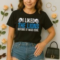 I Liked The Lions Before It Was Cool Comfort Colors Boxy T-Shirt thumb 2