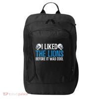 I Liked The Lions Before It Was Cool City Backpack thumb 0