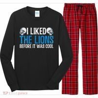 I Liked The Lions Before It Was Cool Long Sleeve Pajama Set thumb 0