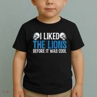 I Liked The Lions Before It Was Cool Toddler T-Shirt thumb 2