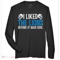 I Liked The Lions Before It Was Cool Zone Performance Long-Sleeve T-Shirt thumb 0