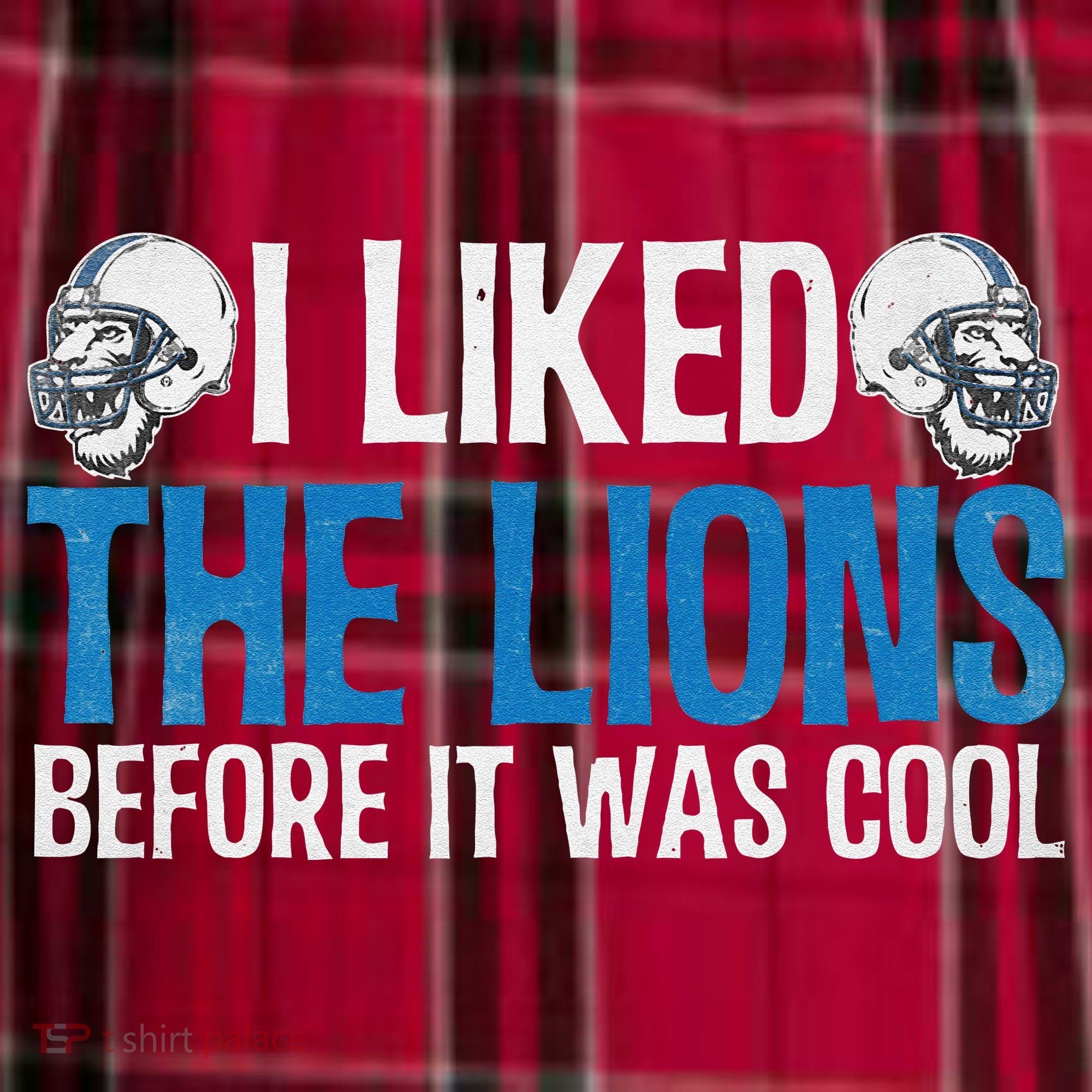 I Liked The Lions Before It Was Cool Women's Flannel Plaid Pajama Pants
