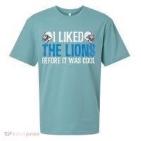 I Liked The Lions Before It Was Cool Sueded Cloud Jersey T-Shirt thumb 0