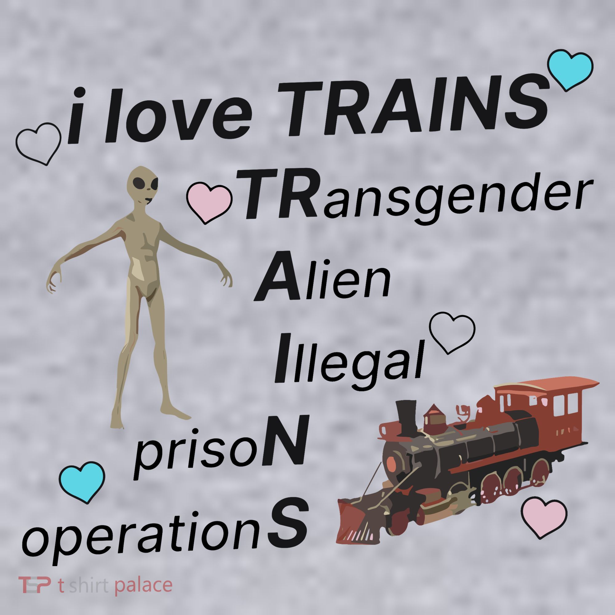 I Love Trains Alien Illegal Prison Operations Women's Sweatshirt