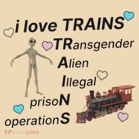 I Love Trains Alien Illegal Prison Operations Tote Bag thumb 4