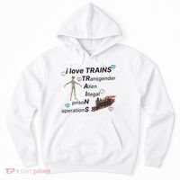 I Love Trains Alien Illegal Prison Operations Hoodie thumb 0