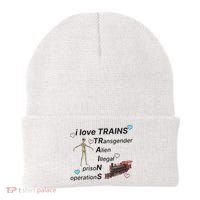 I Love Trains Alien Illegal Prison Operations Beanie thumb 0