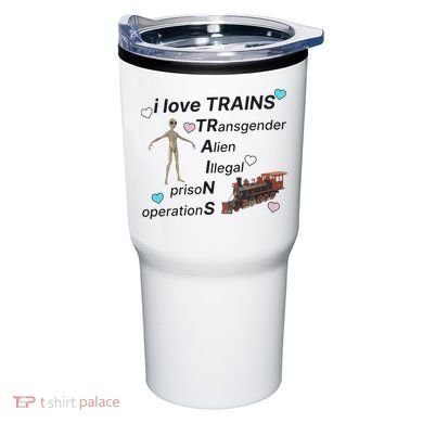 I Love Trains Alien Illegal Prison Operations Tumbler