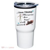 I Love Trains Alien Illegal Prison Operations Tumbler thumb 0