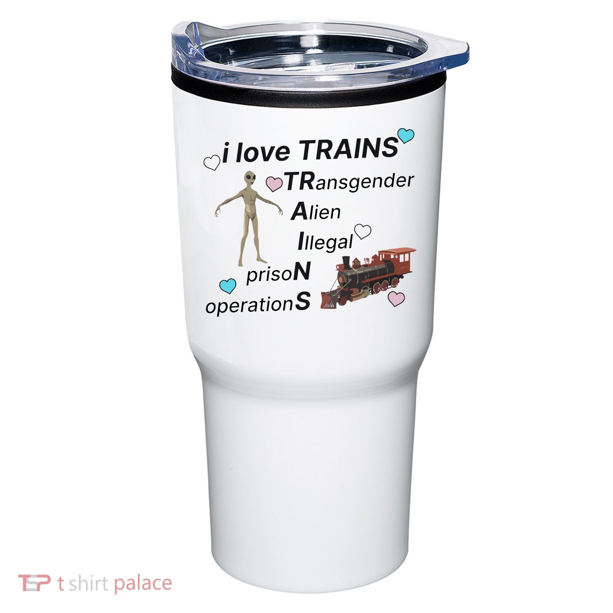 I Love Trains Alien Illegal Prison Operations Tumbler