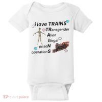 I Love Trains Alien Illegal Prison Operations Baby Bodysuit thumb 0