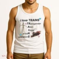 I Love Trains Alien Illegal Prison Operations Tank Top thumb 3