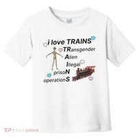 I Love Trains Alien Illegal Prison Operations Toddler T-Shirt thumb 0