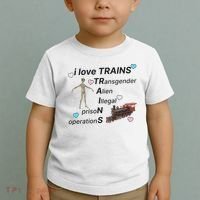 I Love Trains Alien Illegal Prison Operations Toddler T-Shirt thumb 2