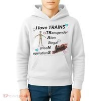 I Love Trains Alien Illegal Prison Operations Kids Hoodie thumb 4