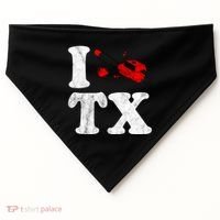 I Love Texas Chainsaw USA-Made Doggie Bandana thumb 0