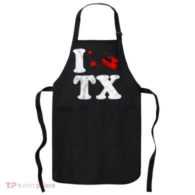 I Love Texas Chainsaw Apron