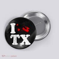 I Love Texas Chainsaw Button thumb 0