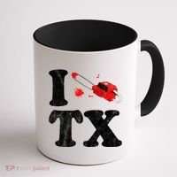 I Love Texas Chainsaw Coffee Mug thumb 1