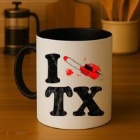 I Love Texas Chainsaw Coffee Mug thumb 4