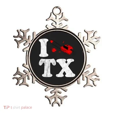 I Love Texas Chainsaw Ornament