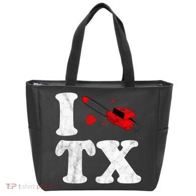I Love Texas Chainsaw Tote Bag