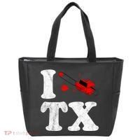 I Love Texas Chainsaw Tote Bag thumb 0