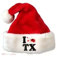 I Love Texas Chainsaw Santa Hat thumb 0