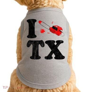 I Love Texas Chainsaw Doggie Tank