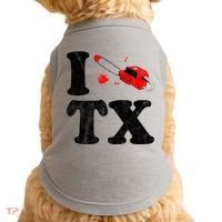 I Love Texas Chainsaw Doggie Tank thumb 0