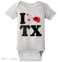 I Love Texas Chainsaw Baby Bodysuit thumb 0
